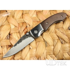High Carbon Steel Blade Folding Knife II Hand-made Survival Knife UDTEK01342